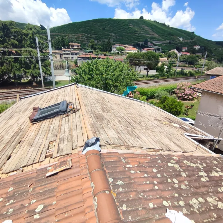Préparation avant pose couverture 
